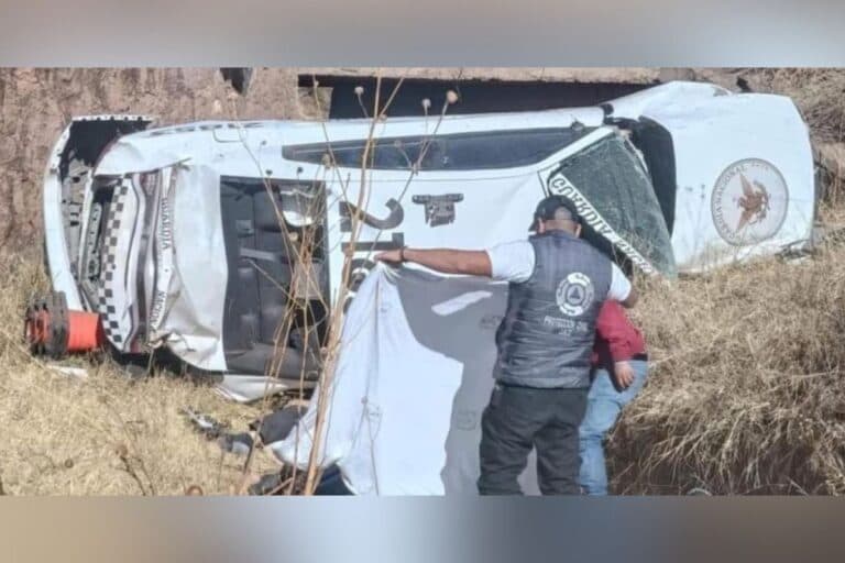 Elementos de la Guardia Nacional mueren al sufrir un accidente