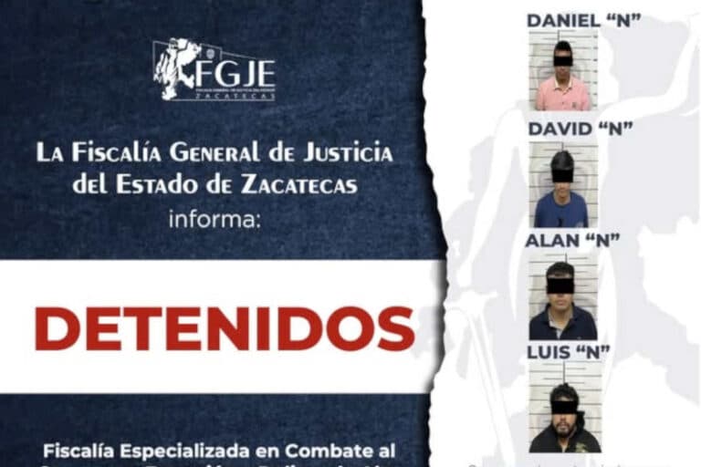 Acciones de Seguridad en Zacatecas: Desmantelan Redes Criminales y Aseguran Material Bélico