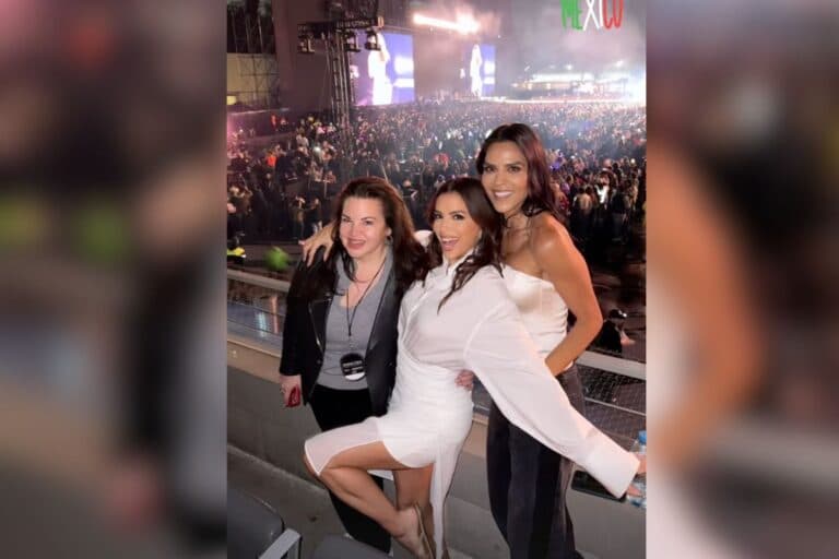 Eva Longoria asiste a concierto de Shakira en CDMX