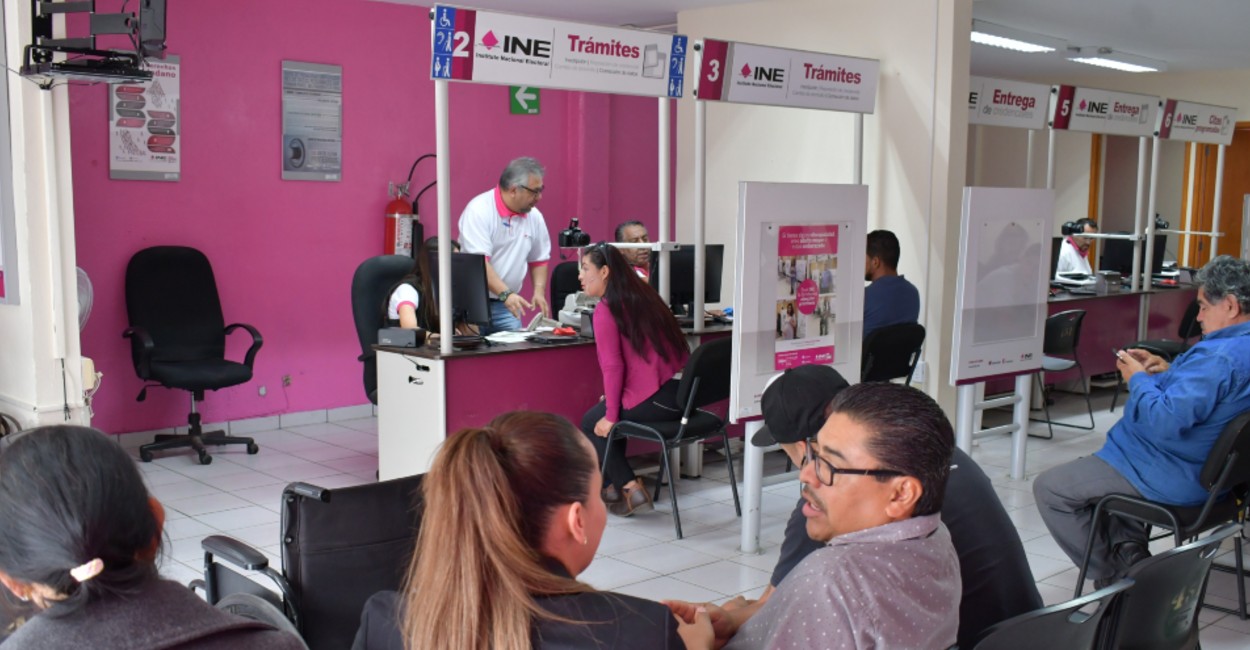 El instituto nacional electoral tiene 22 módulos de atención en el estado.
Foto: María Gamboa