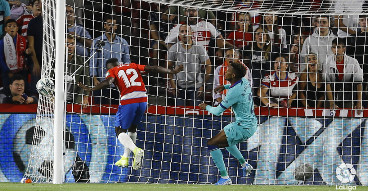 Granada anotó su primer gol a los 12 segundos del primer minuto de juego.