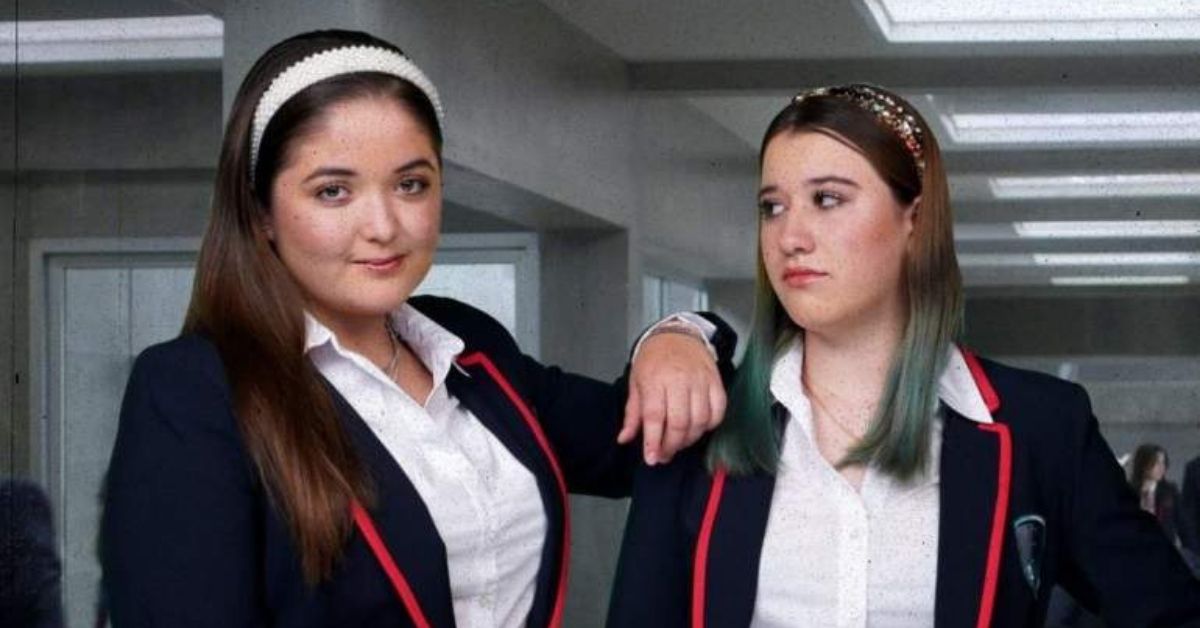 Ivana Mala Copa y su amiga Camila en el promo de Netflix.