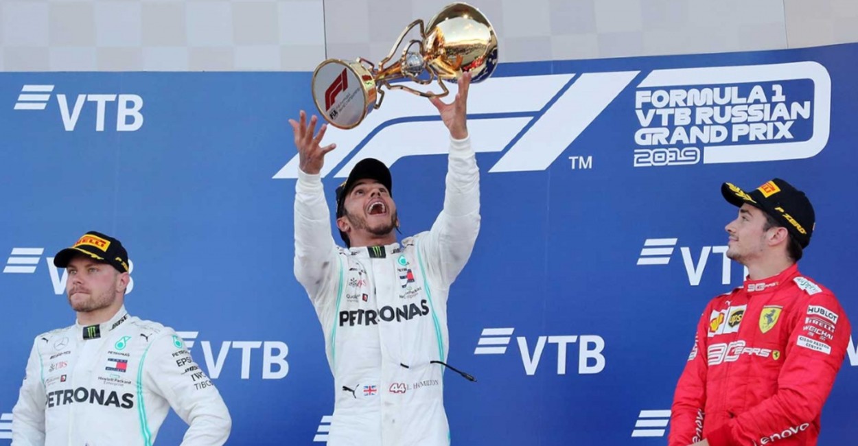 Lewis Hamilton continúa en la cima del campeonato del mundo.