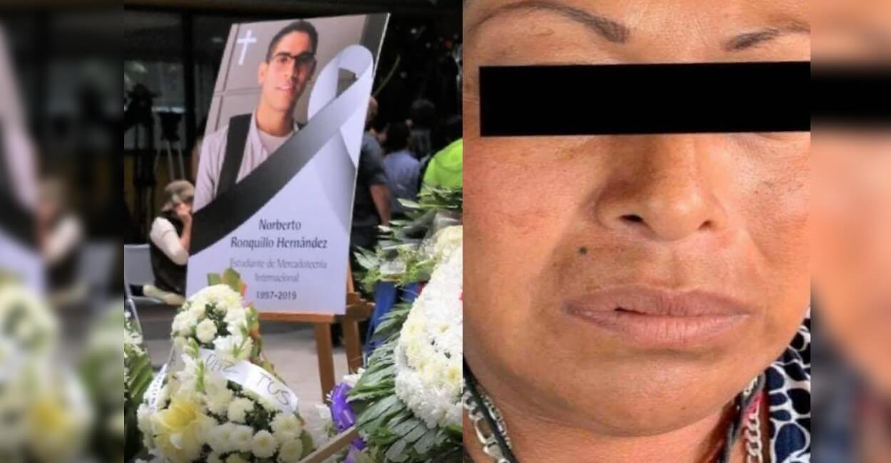 Elvia N., acusada de participar en el secuestro y homicidio de Norberto. / Fotos: Facebook.