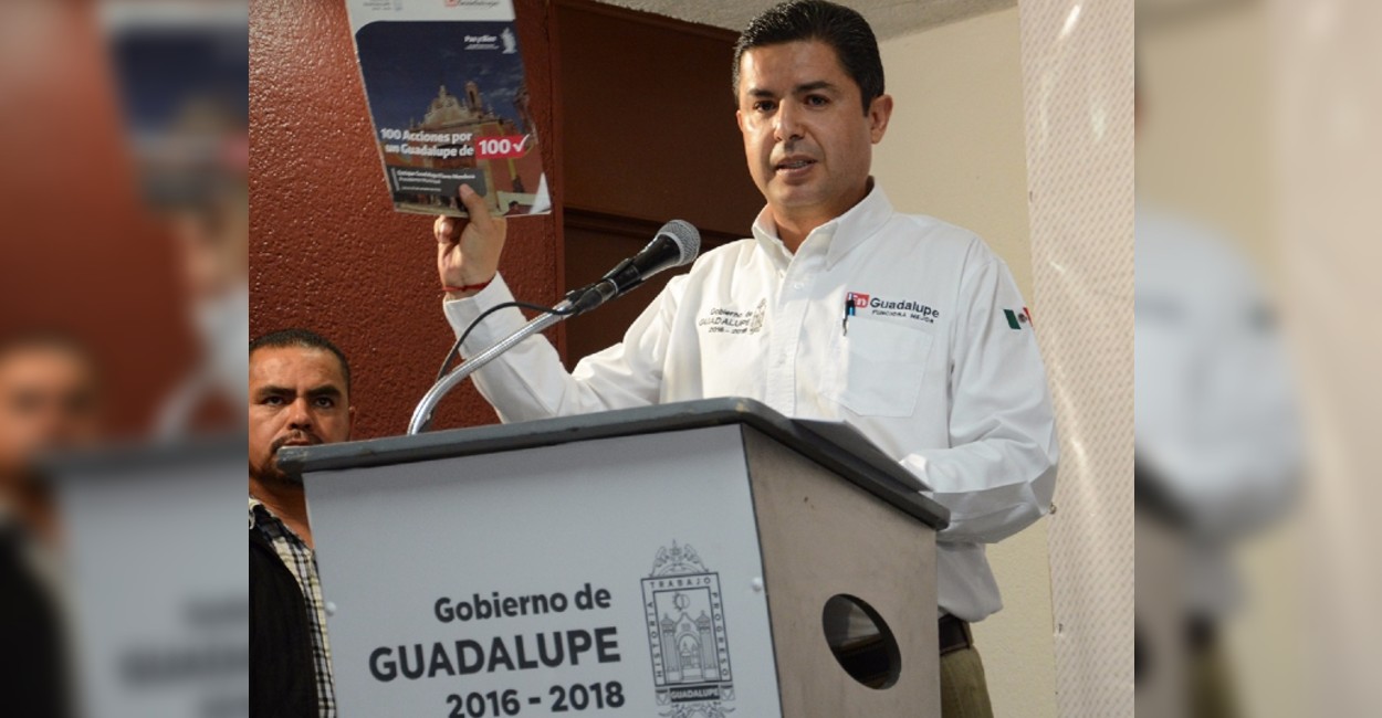 Enrique Flores Mendoza, expresidente de Guadalupe, Zacatecas. (Foto: Archivo)