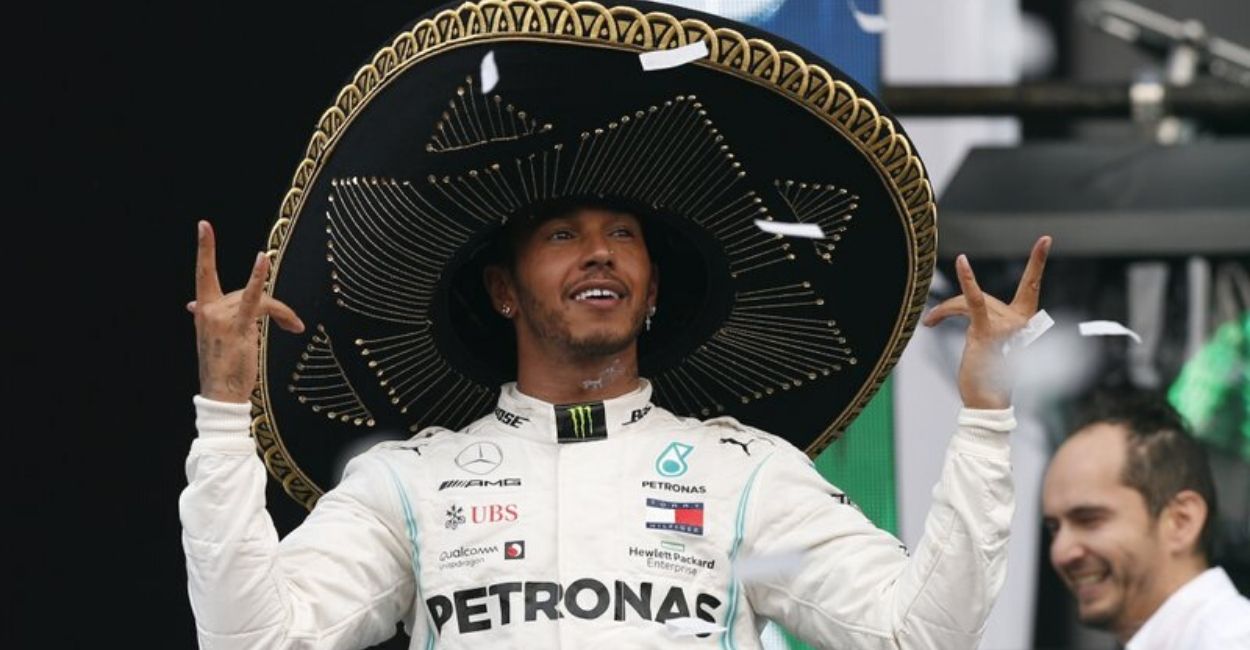 El piloto británico Lewis Hamilton ganó el Gran Premio México 2019. Foto: Cortesía.