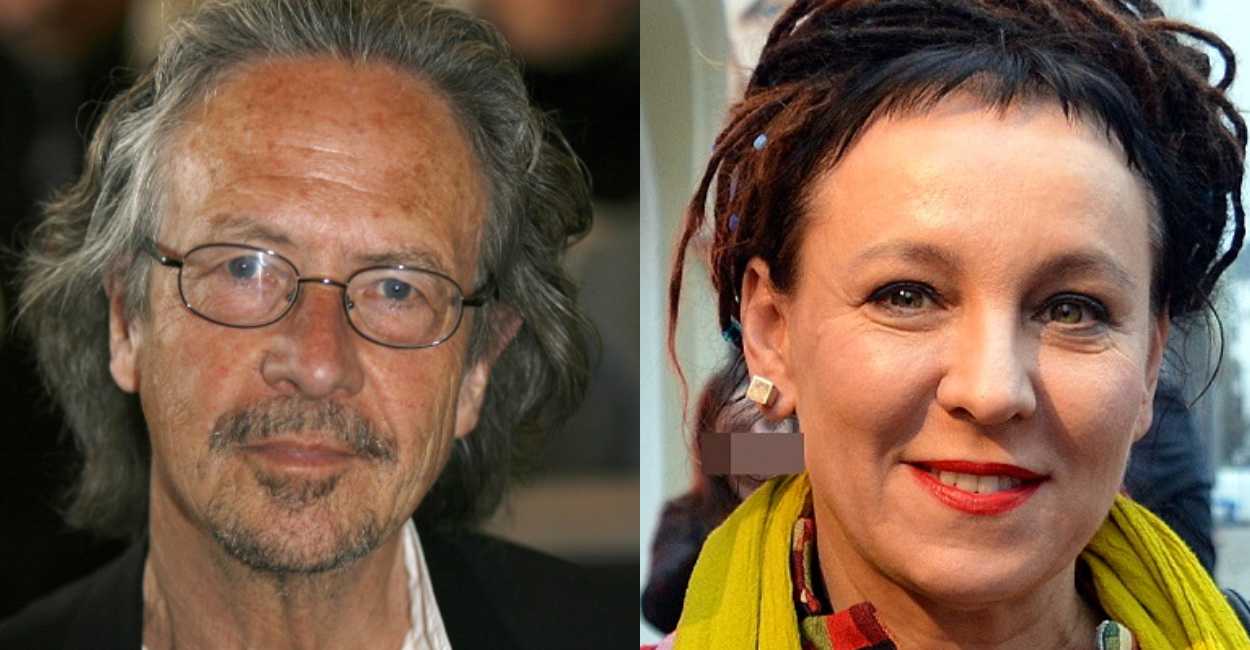 Peter Handcke se es el ganador del Premio Nobel de Literatura 2019 y Olga Tokarczuk, es la ganadora de la edición 2018.