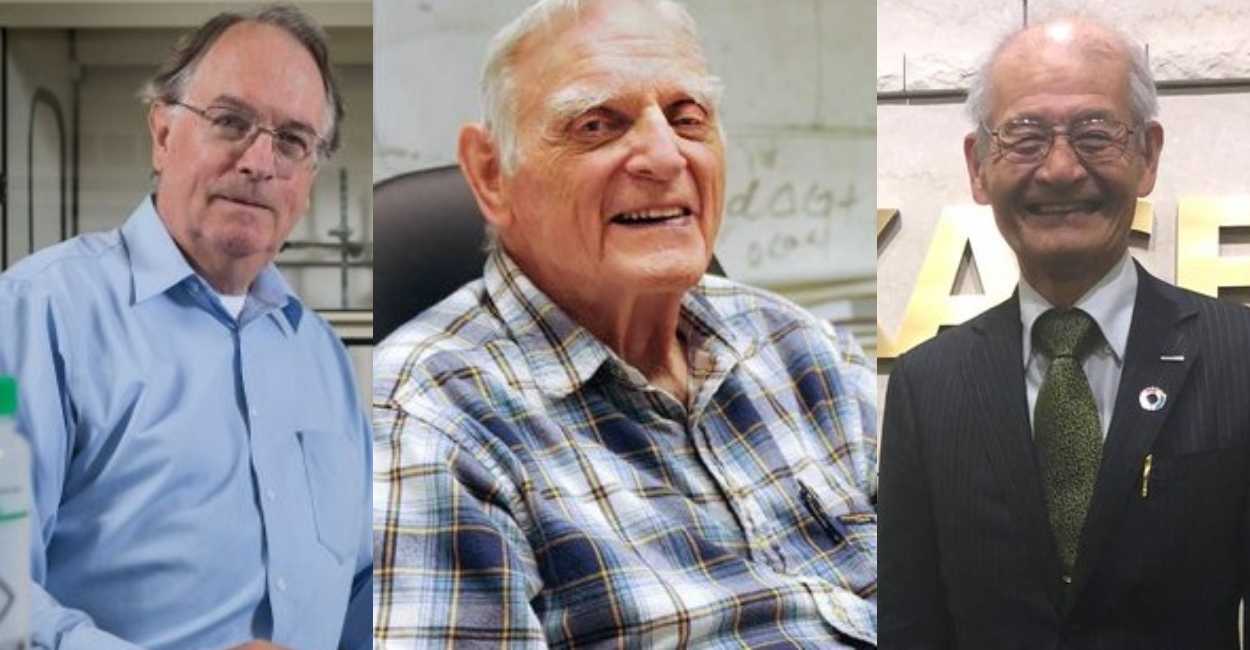 Stanley Whittingham, John B. Goodenough y Akira Yoshino, son los ganadores del Premio Nobel de Química 2019.