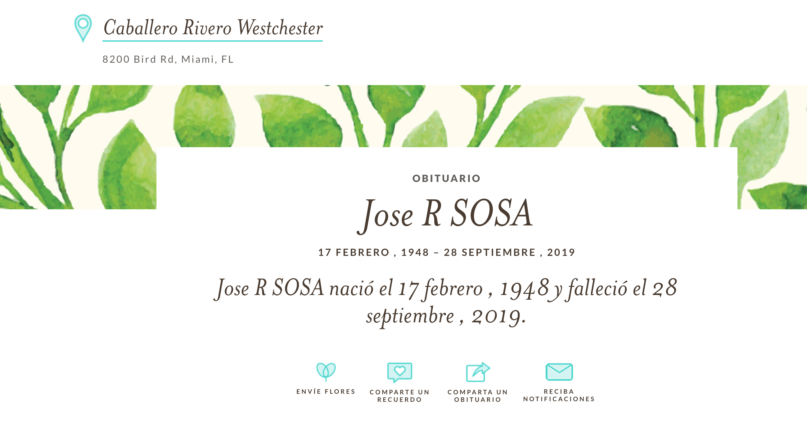 Obituario José José