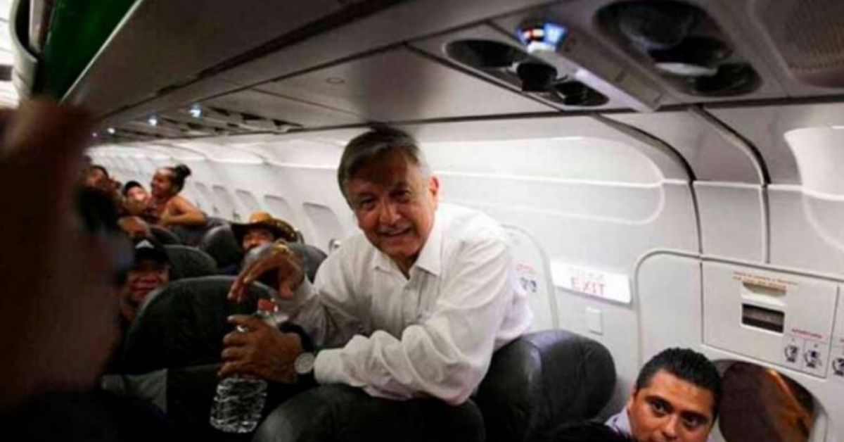 El piloto del vuelo 533 de Aeroméxico le pidió al presidente reconsiderar su postura sobre Texcoco. Foto: Cortesía.