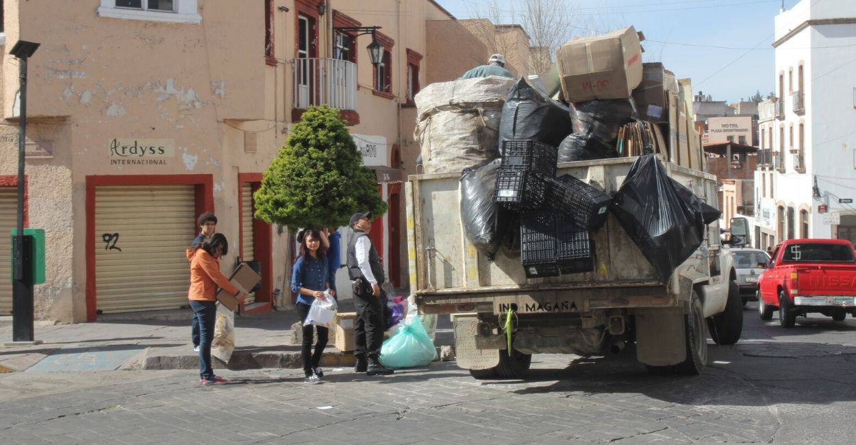 El Ayuntamiento de Zacatecas ha invertido 9 millones para mejorar la recolección de basura. Foto: Archivo.
