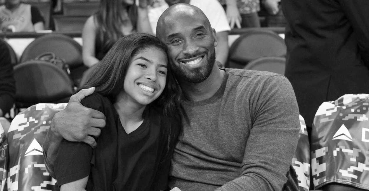 Foto: Gianna Maria junto con su padre Kobe Bryant