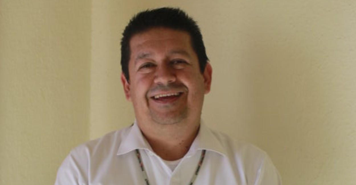 Simitro Quezada, director de la Coordinación de bibliotecas. Imagen: Rocío Ramirez