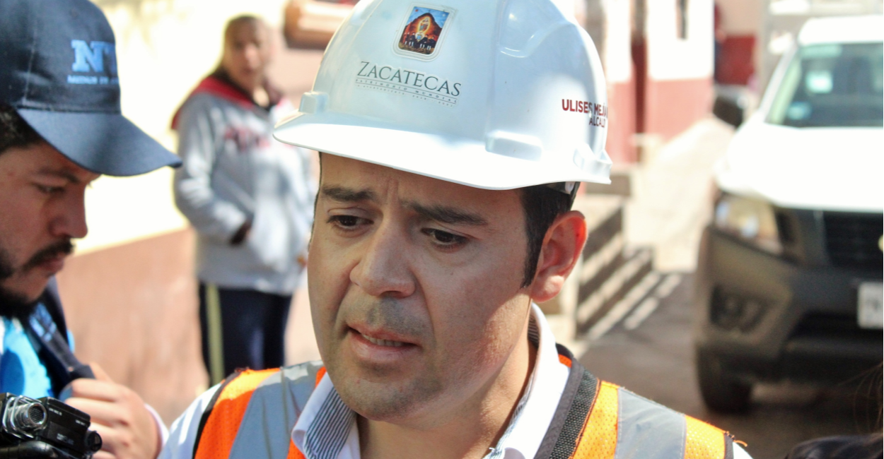 Ulises Mejía Haro, presidente municipal de Zacatecas.