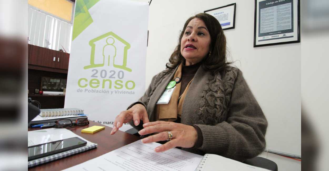 María Tomasa Badillo Almaráz, coordinadora estatal del INEGI.