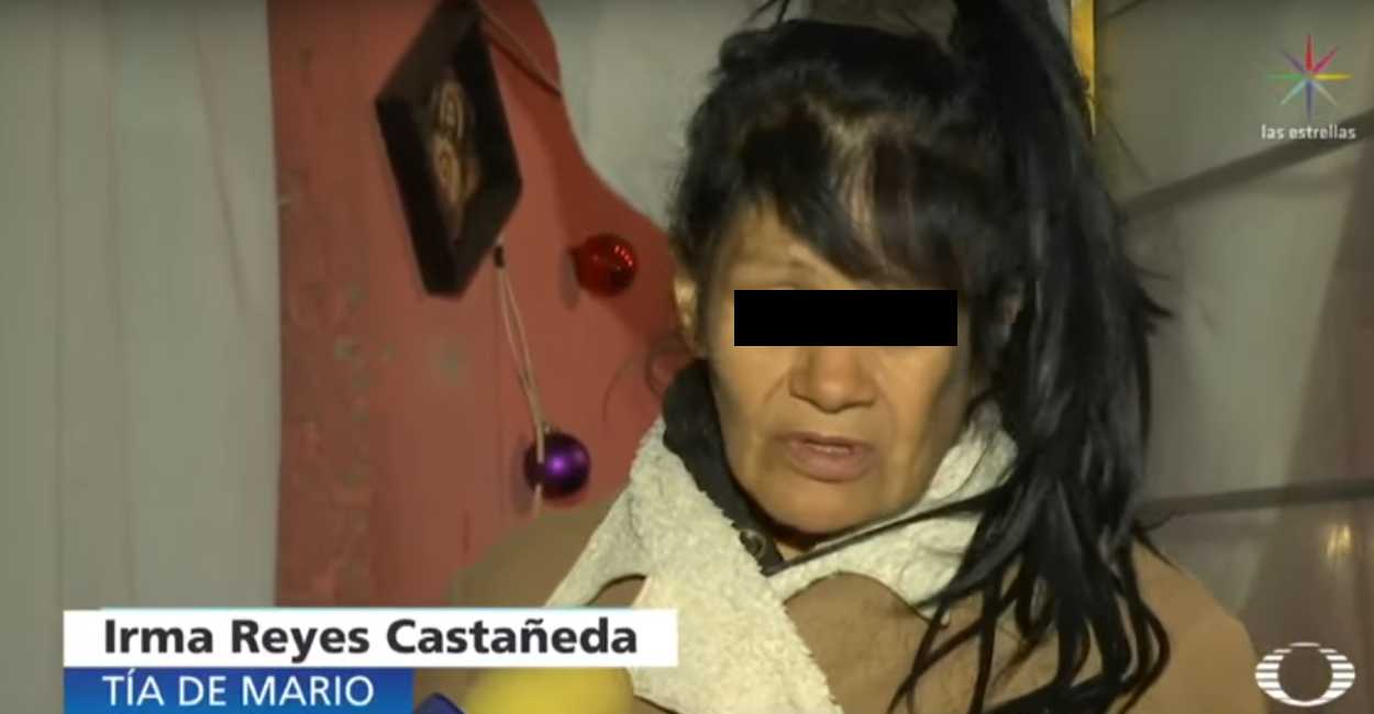 Irma Reyes, tía del asesino de Fátima. | Foto: Captura de pantalla.