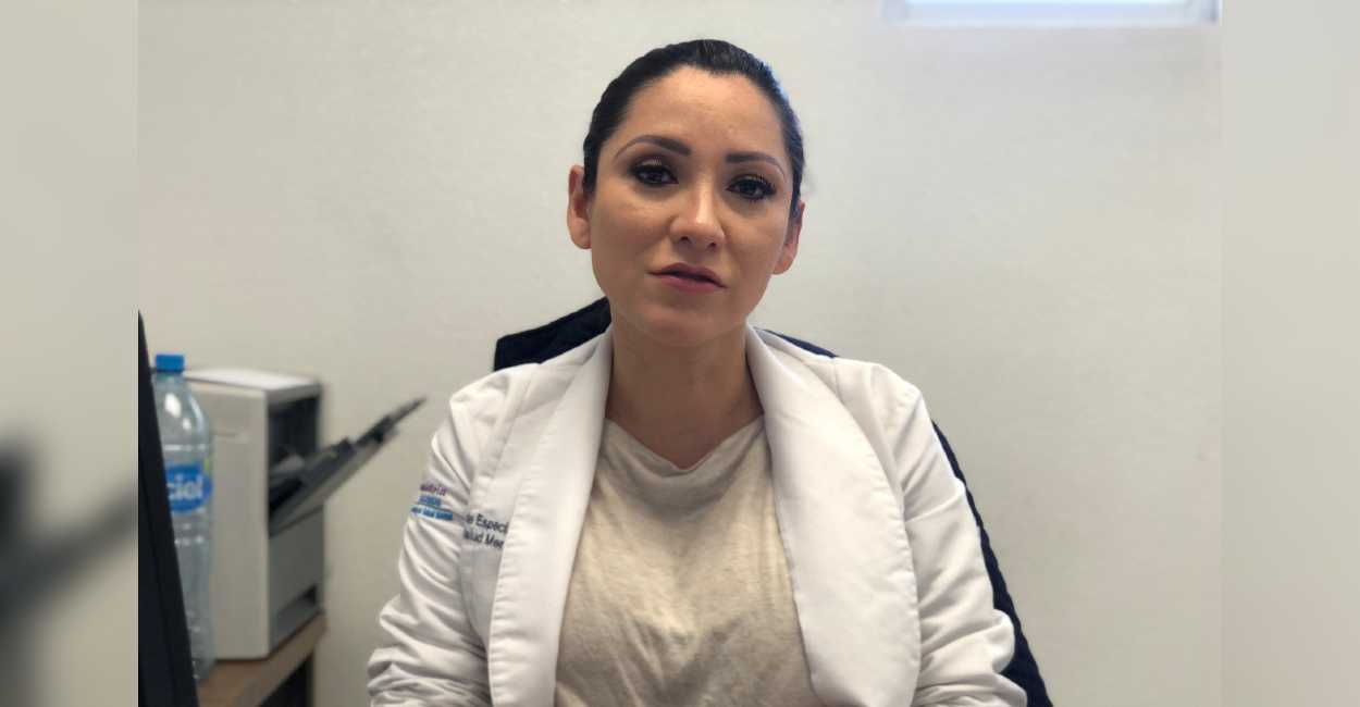 Karen García Ornelas encargada de hospitalización en el HSM