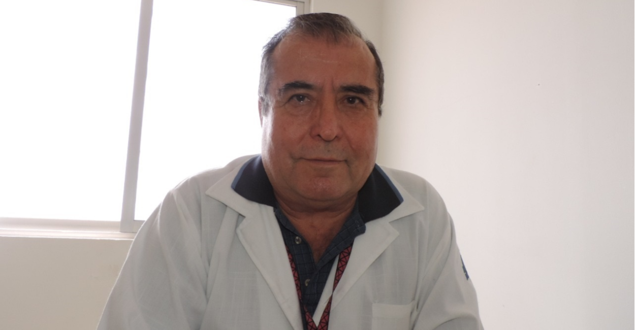 Juan Manuel Santoyo, director del Hospital General. Foto: Silvia Vanegas.