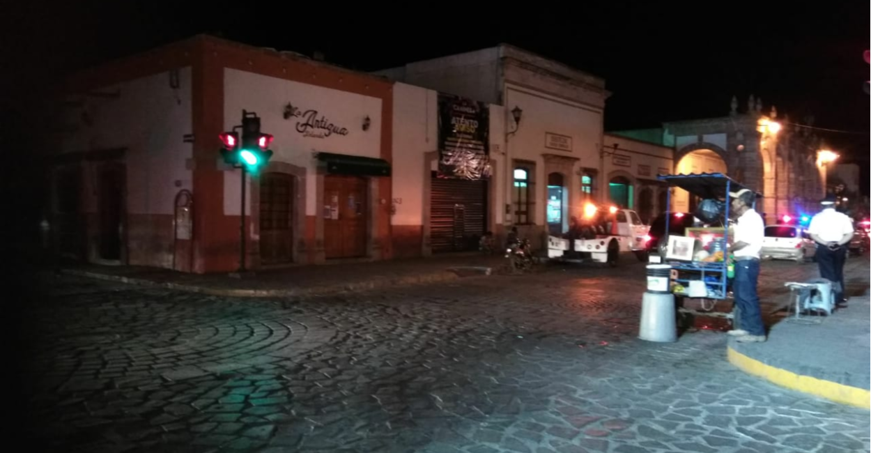 Lucen desiertas las calles en Jerez. Fotos: Silvia Vanegas.