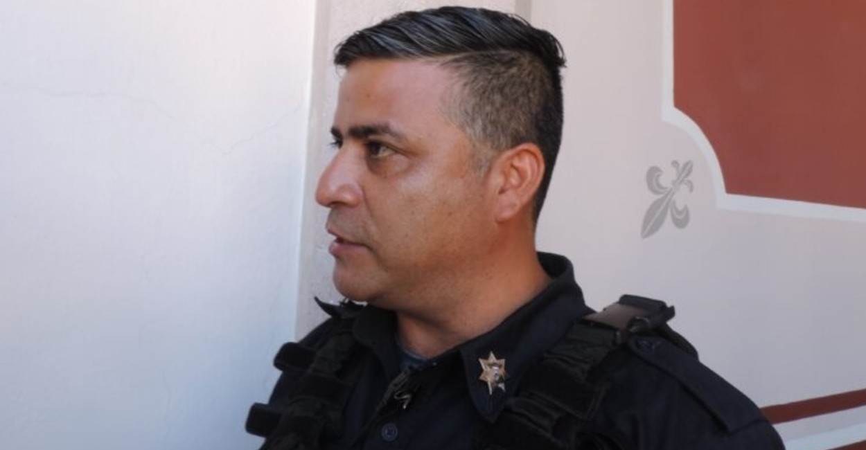 Nazario Oseguera, director de Seguridad Pública de Jerez. Foto: Silvia Vanegas.