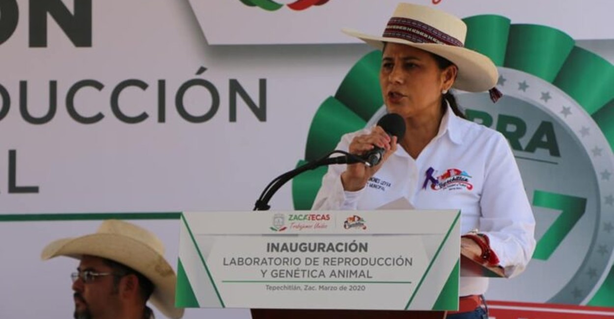 Silvia Quiñones, alcaldesa de Tepechitlán. Foto: Cortesía.