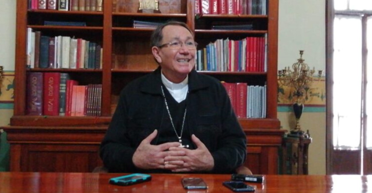 Sigifredo Noriega Barceló, obispo de la Diócesis de Zacatecas. Foto: Norma de Luna.