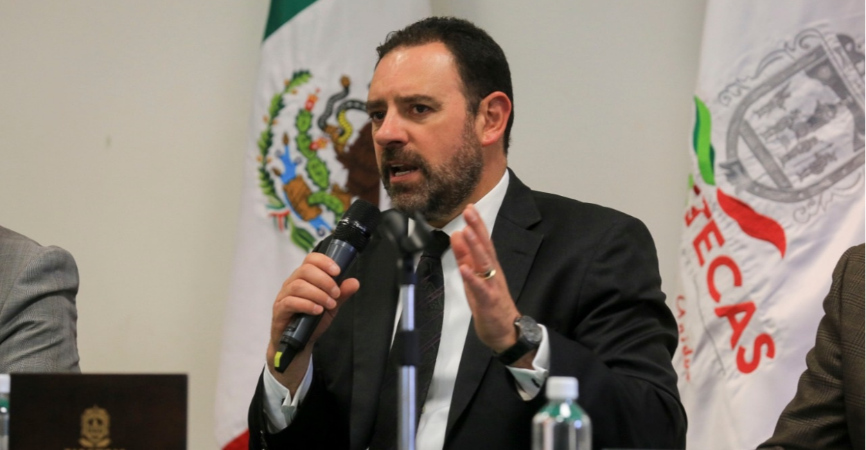 Gobernador de Zacatecas, Alejandro Tello Cristerna.