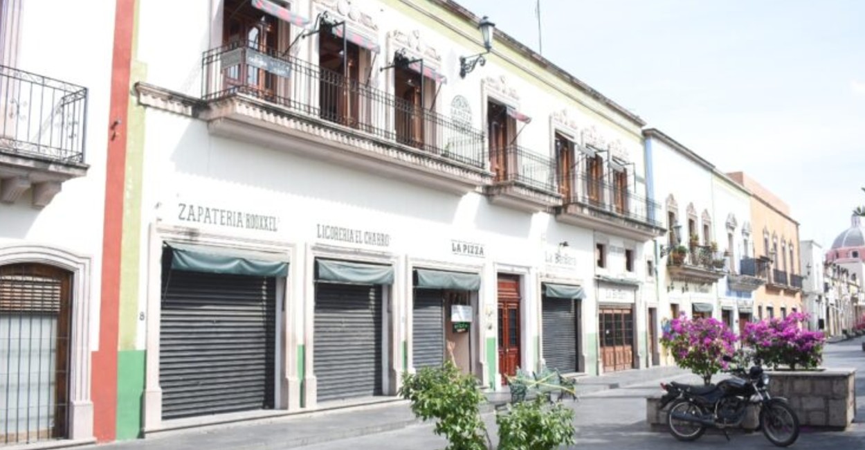 Los comerciantes de Jerez han sido los más afectados debido a los contagios de coronavirus en el municipio. Foto: Cortesía.