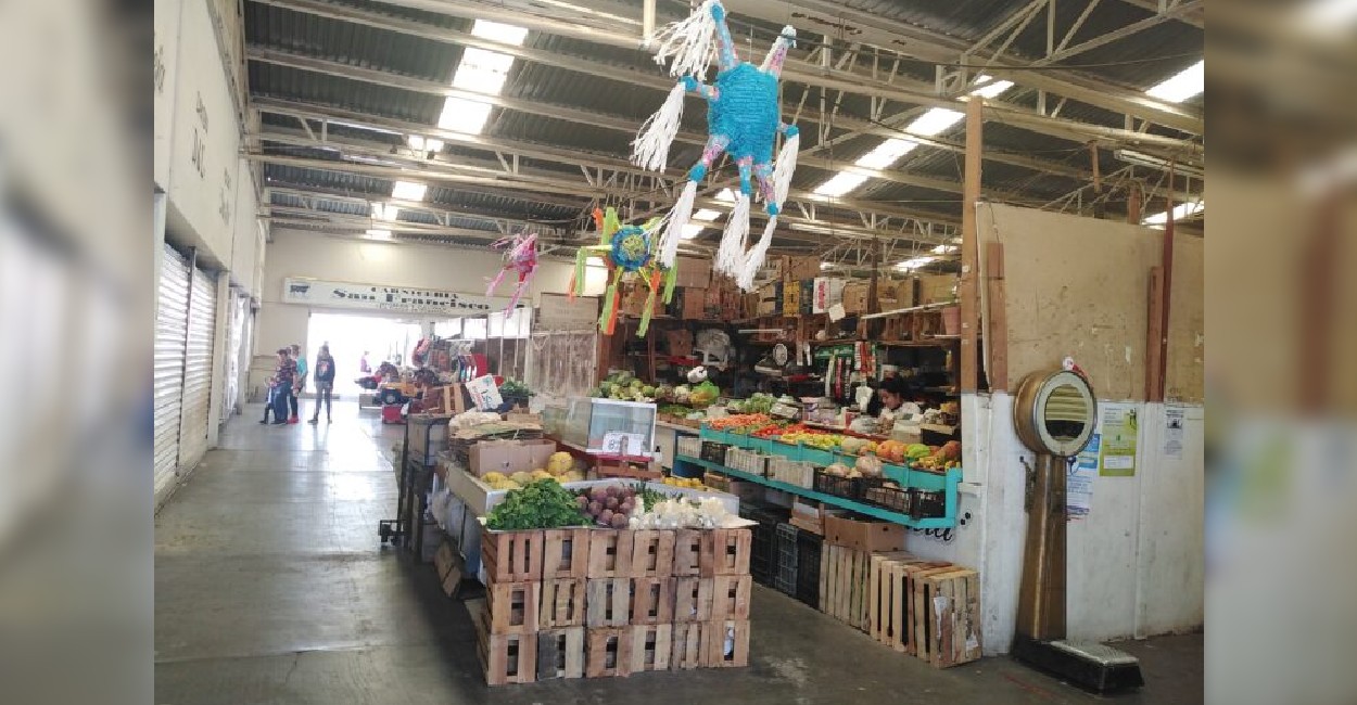 La afluencia de clientes en el mercado de Guadalupe es casi nula. Foto: Cortesía.