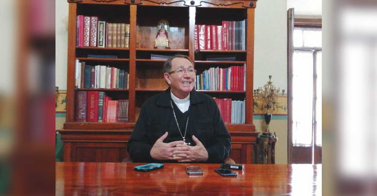 El Obispo Sigifredo Noriega encabezará la misa este domingo.