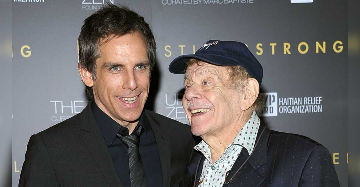 Foto: Ben Stiller junto a su padre Jerry Stiller.