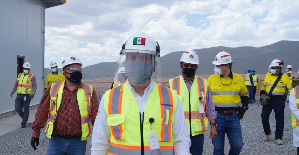 Francisco Quiroga, subsecretario de Minería del gobierno federal recorrió las instalaciones. Foto: Cortesía.