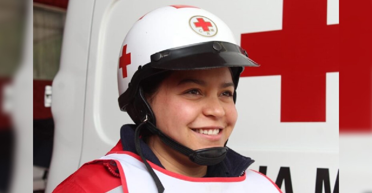 Desde hace 7 años Mitzy Alejandra trabaja para la Cruz Roja. Foto: Miguel Alvarado.