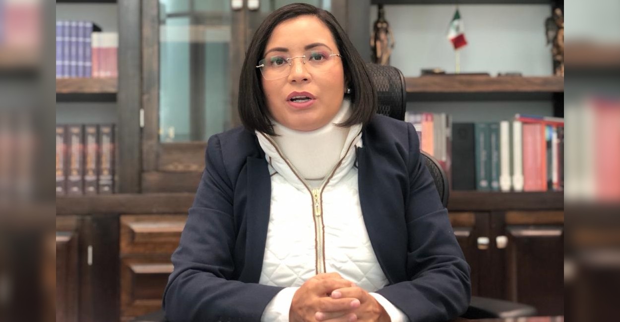 Ma. de la Luz Domínguez Campos, presidenta de la CDHEZ. 