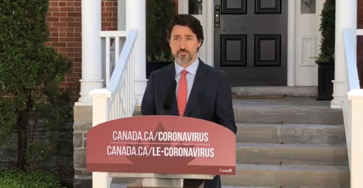 Justin Trudeau, primer ministro de Canadá. Foto: Captura de pantalla.