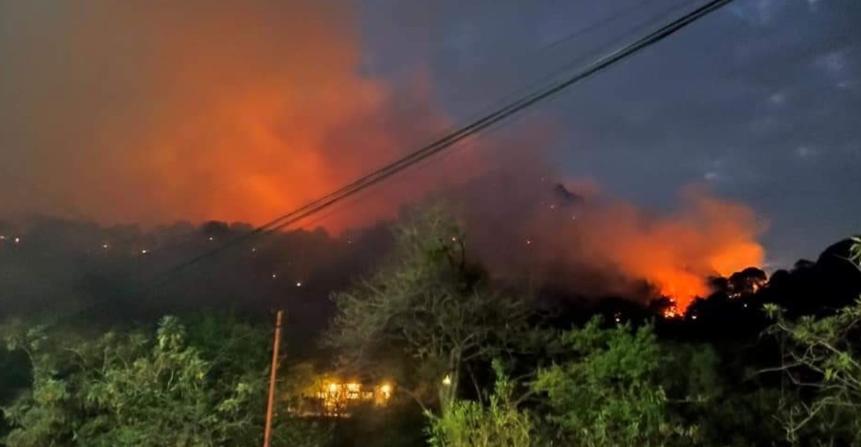 El incendio arrasó con 60 hectáreas. Foto: Cortesía.