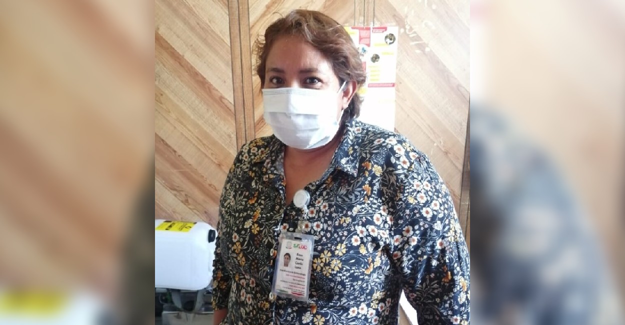 Rosa María Cerda, coordinadora de Epidemiología. Foto: Marcela Espino.