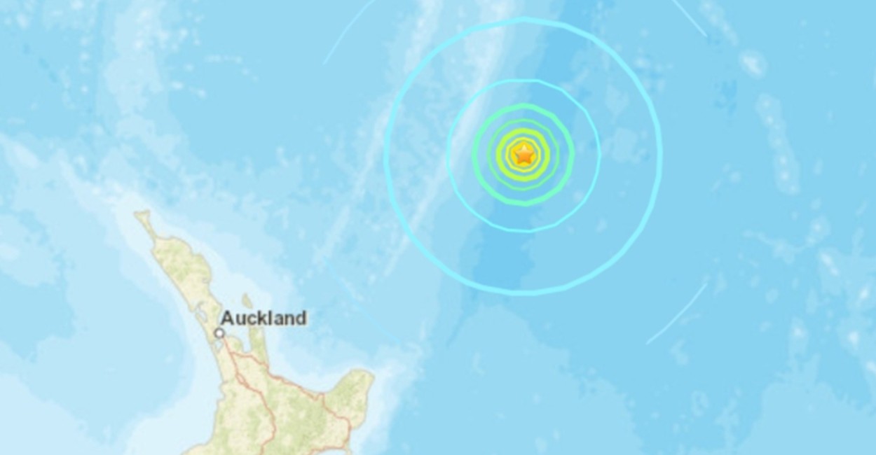 El sismo se registró en las islas Kermadec. | Foto: cortesía