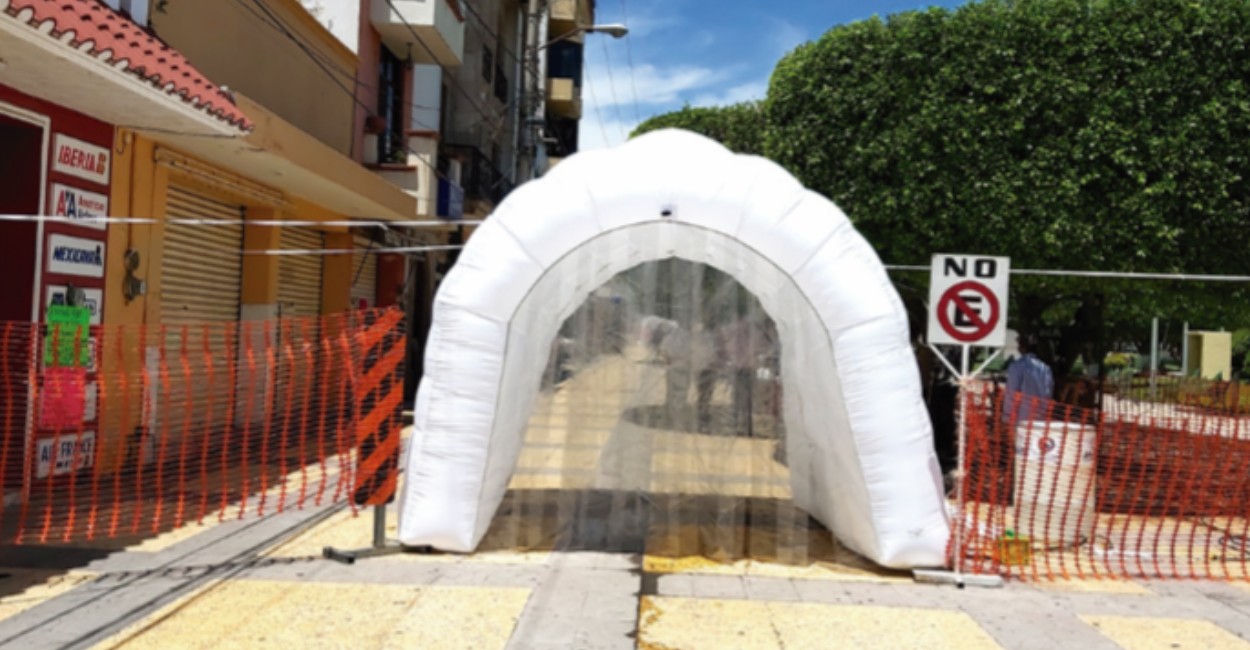 Los ciudadanos solicitaron los túneles por temor a que aumenten los contagios. Foto: Rocío Ramírez.