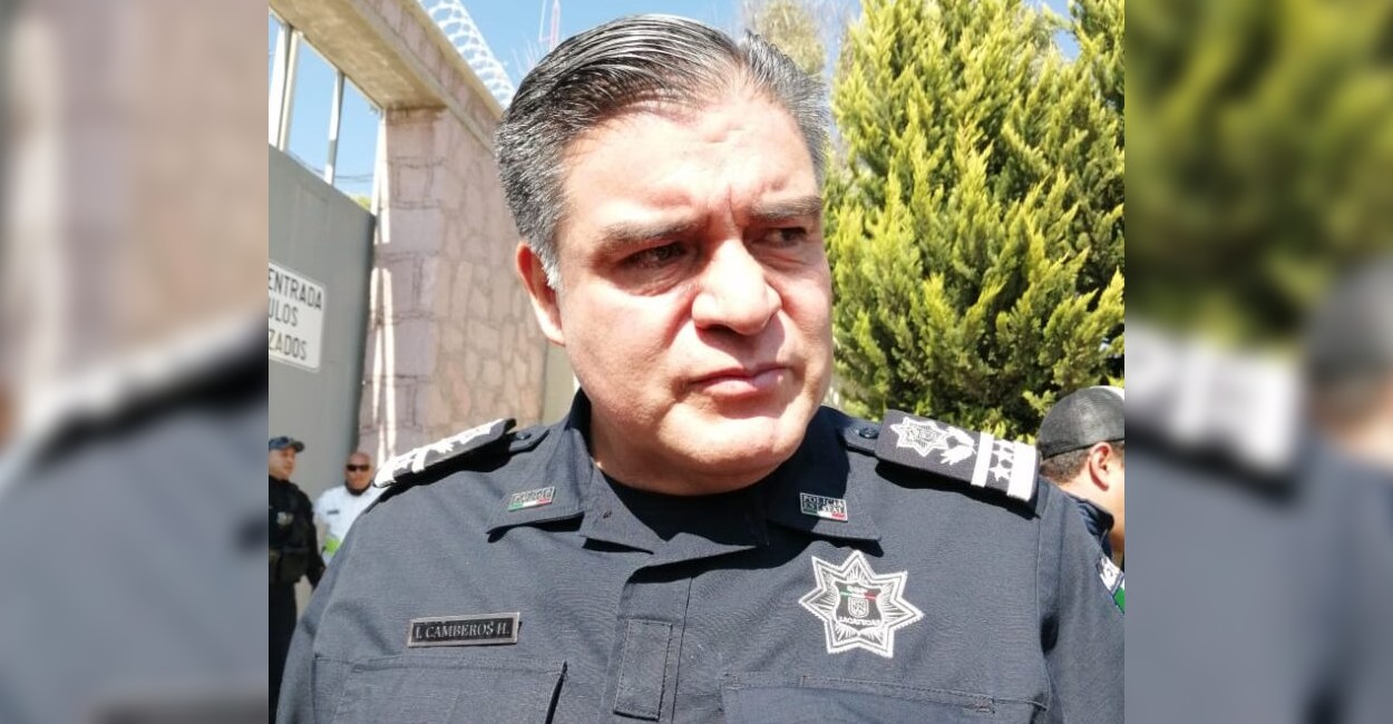 Ismael Camberos, secretario de Seguridad Pública. Foto: Marcela Espino.