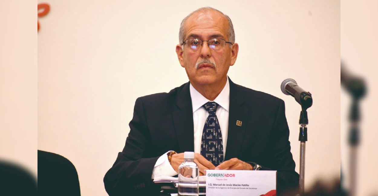 Manuel Macías Patiño, director de la Agencia Estatal de Energía. Foto: Cortesía.