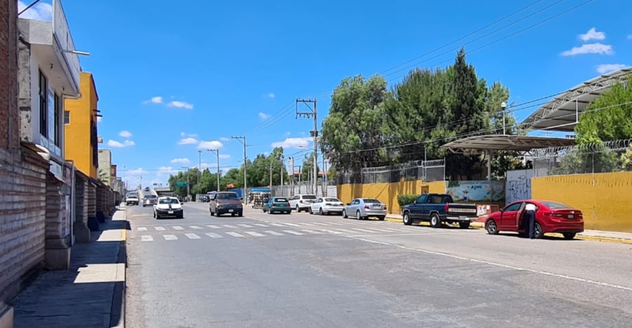La avenida Barones en Guadalupe, tiene afluencia mínima de vehículos.