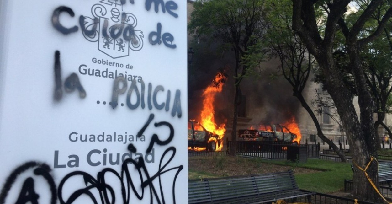Este jueves se presentaron disturbios en Jalisco.