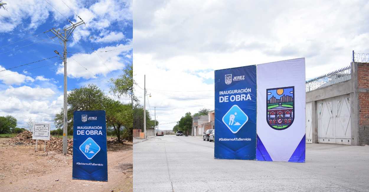 Varias obras fueron inauguradas en el municipio de Jerez.