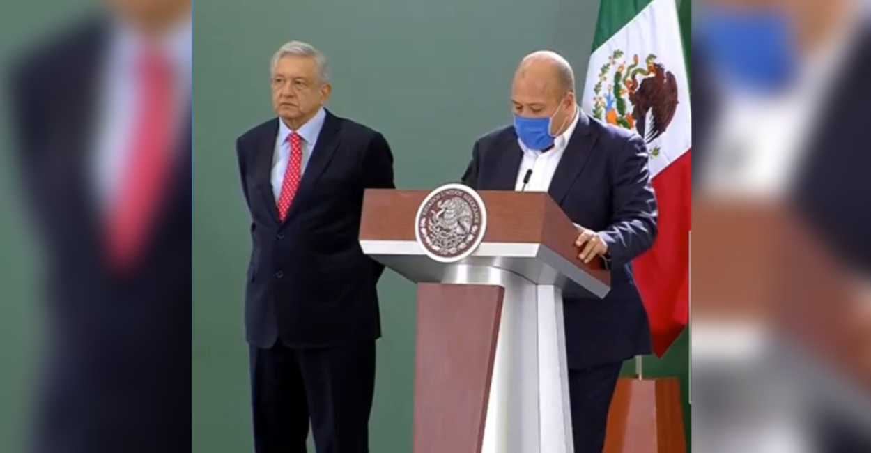 Foto: Andrés Manuel López Obrador, presidente de México y Enrique Alfaro, Gobernador de Jalisco.