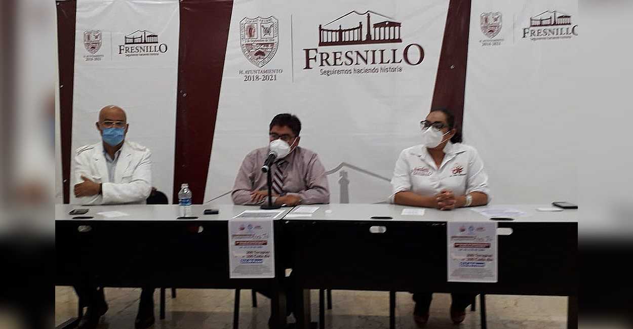 Foto: Conferencia de prensa con Saúl Monreal y Rita Quiñones.