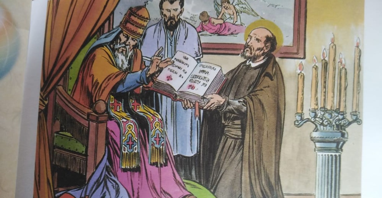 San Ignacio de Loyola fundó la compañía de Jesús; hoy se les conoce como jesuitas.