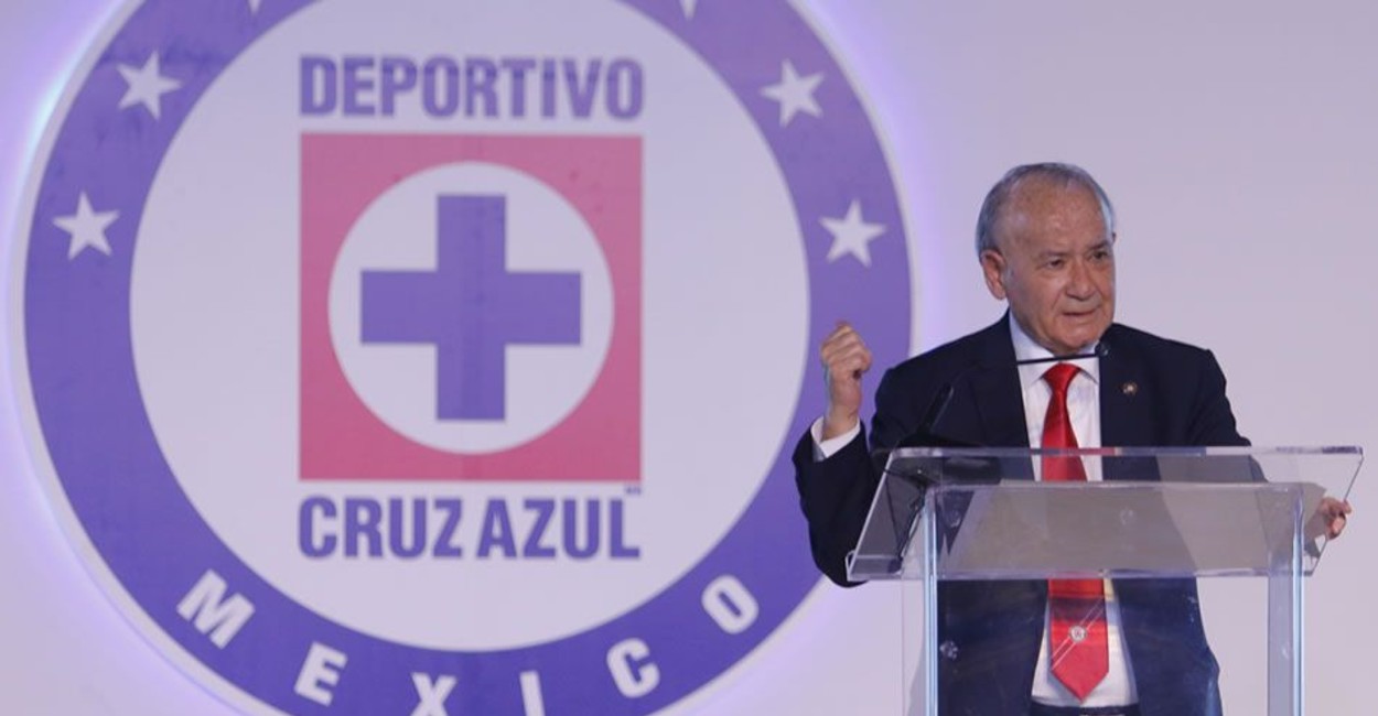 Billy Álvarez, presidente de Cruz Azul.