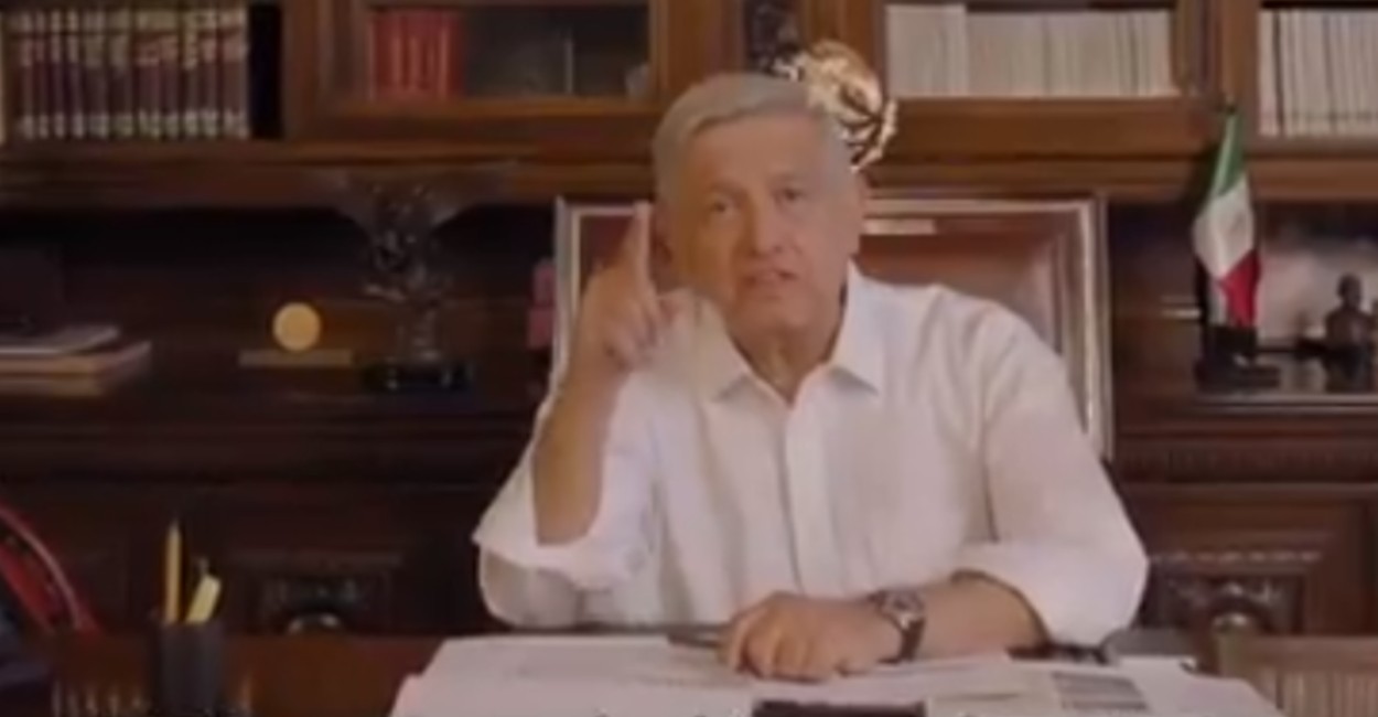 Andrés Manuel López Obrador, presidente de México. Foto: Captura de pantalla.