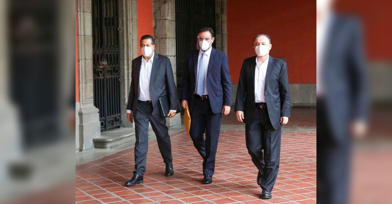 Ricardo Mejía Berdeja; Alejandro Tello y Alfonso Durazo. Foto: Cortesía.